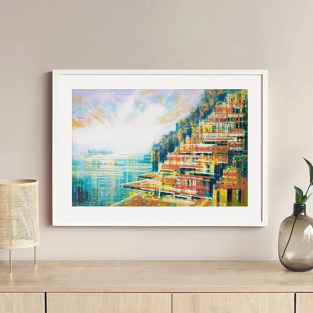 A Positano Summer Framed Art Print A Positano Summer Framed Art Print wall art product Marc Todd - Independent