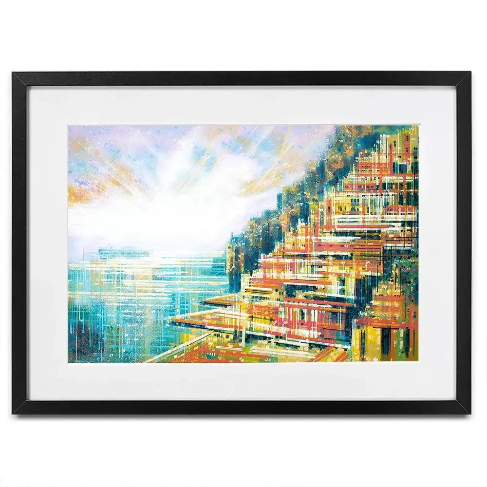 A Positano Summer Framed Art Print A Positano Summer Framed Art Print wall art product Marc Todd - Independent