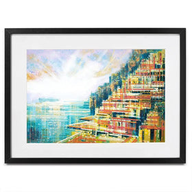 A Positano Summer Framed Art Print A Positano Summer Framed Art Print wall art product Marc Todd - Independent