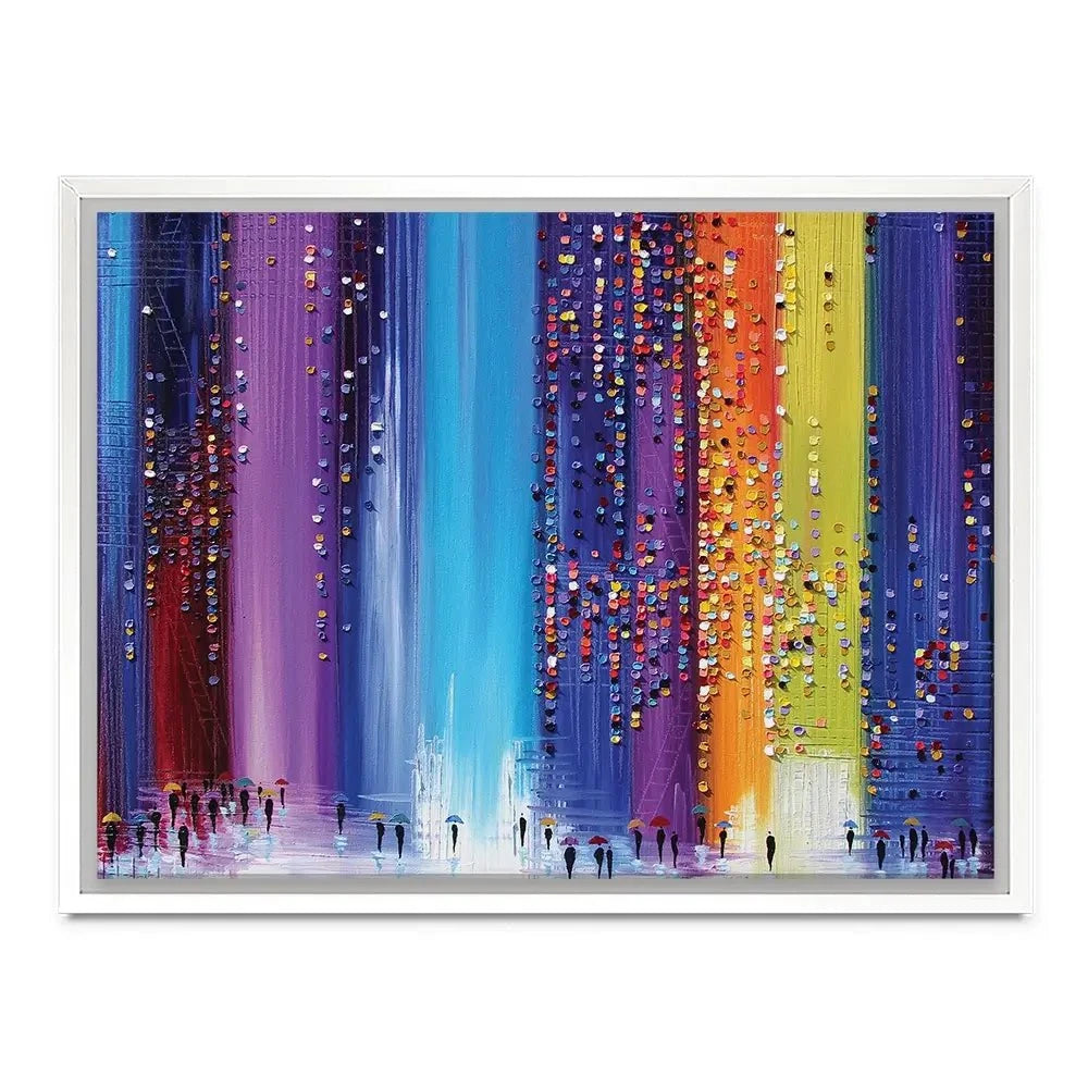 A Rainy Walk Canvas Print A Rainy Walk Canvas Print wall art product Ekaterina Ermilkina