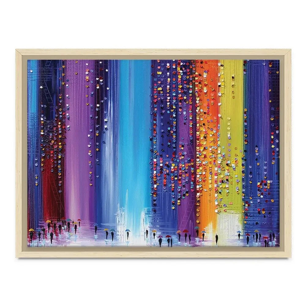 A Rainy Walk Canvas Print A Rainy Walk Canvas Print wall art product Ekaterina Ermilkina