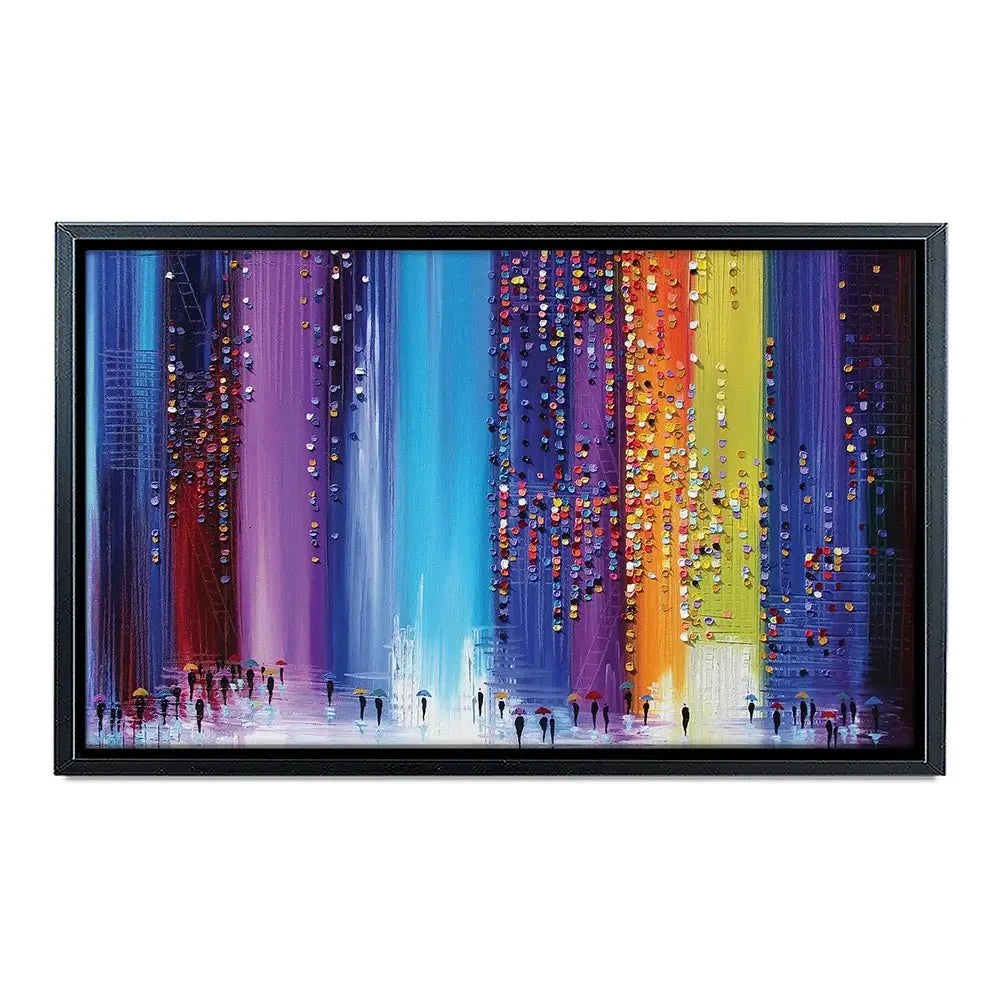 A Rainy Walk Canvas Print A Rainy Walk Canvas Print wall art product Ekaterina Ermilkina