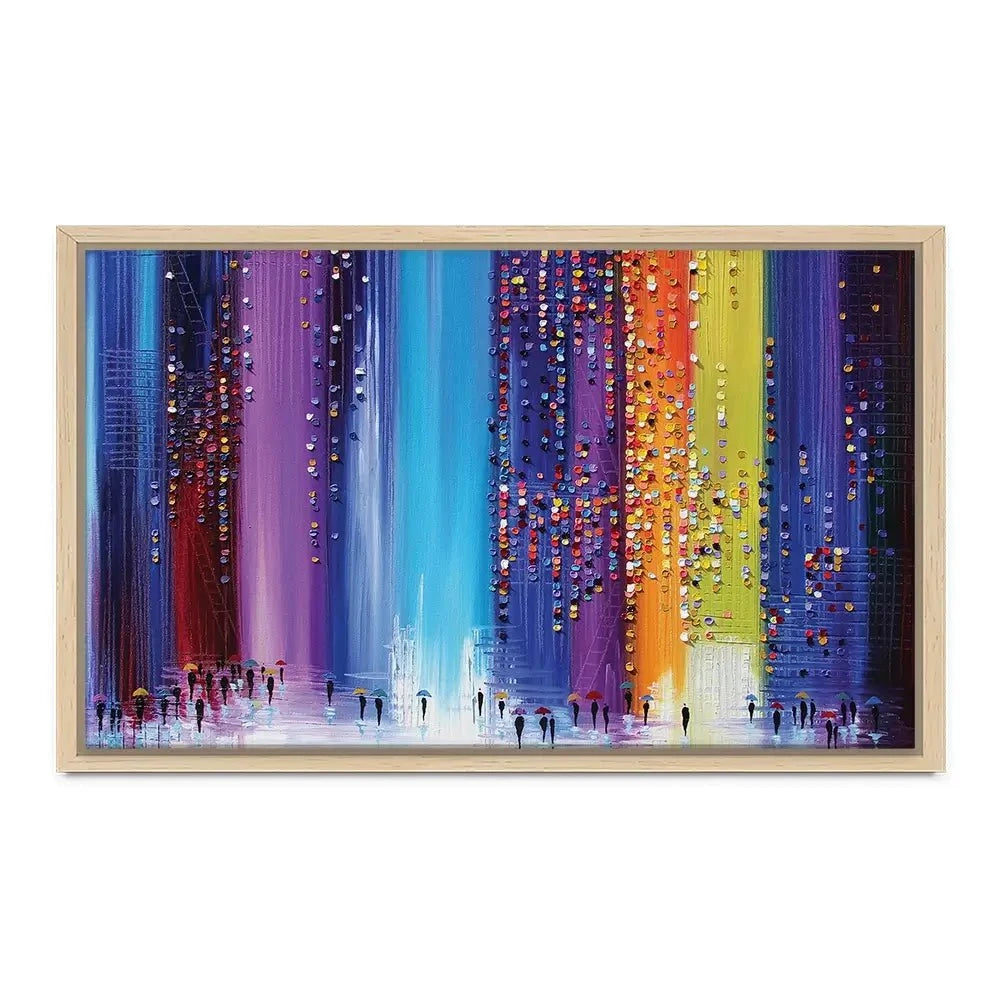 A Rainy Walk Canvas Print A Rainy Walk Canvas Print wall art product Ekaterina Ermilkina