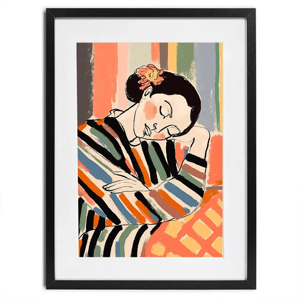 A Short Nap Framed Art Print A Short Nap Framed Art Print wall art product Treechild