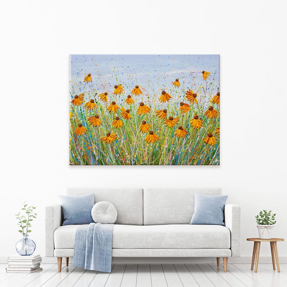 A Splash Of Orange Canvas Print wall art product Olga Tkachyk