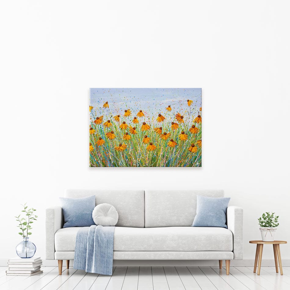 A Splash Of Orange Canvas Print wall art product Olga Tkachyk