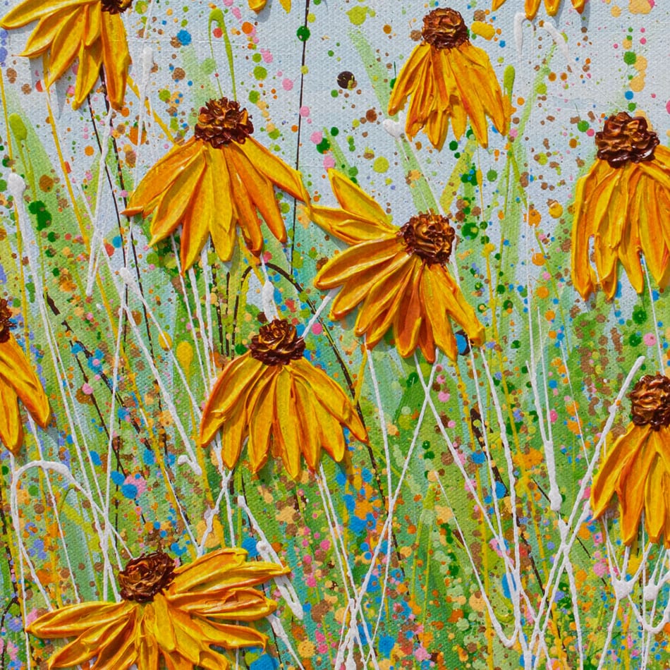 A Splash Of Orange Canvas Print wall art product Olga Tkachyk