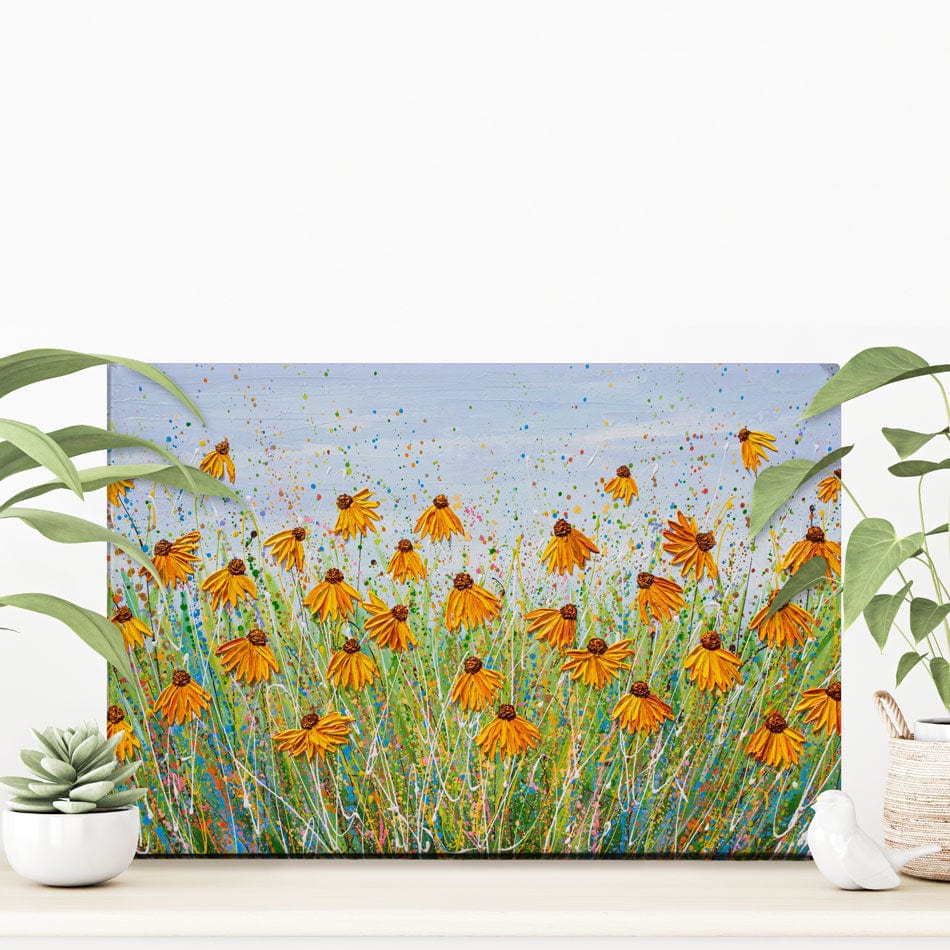 A Splash Of Orange Canvas Print wall art product Olga Tkachyk