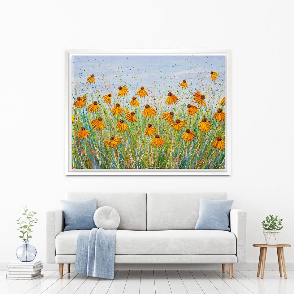 A Splash Of Orange Canvas Print wall art product Olga Tkachyk