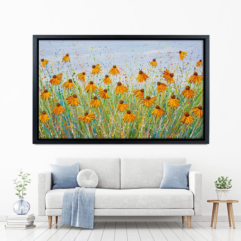 A Splash Of Orange Canvas Print wall art product Olga Tkachyk
