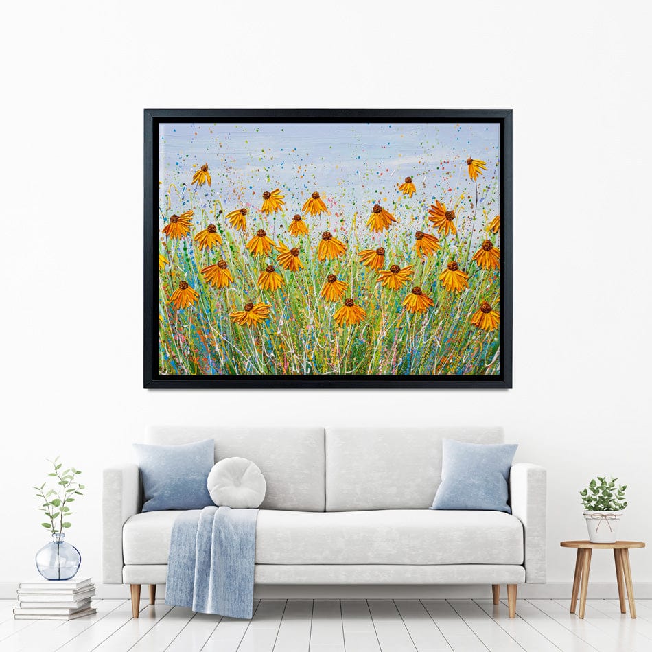 A Splash Of Orange Canvas Print wall art product Olga Tkachyk