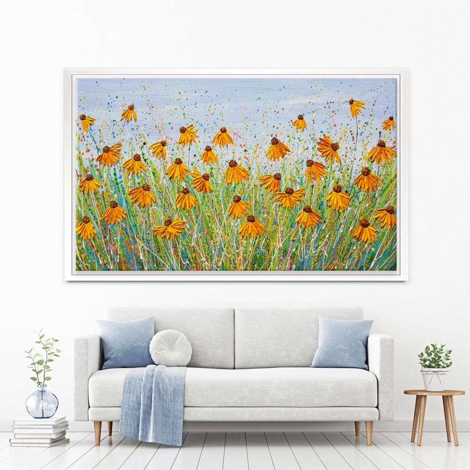 A Splash Of Orange Canvas Print wall art product Olga Tkachyk