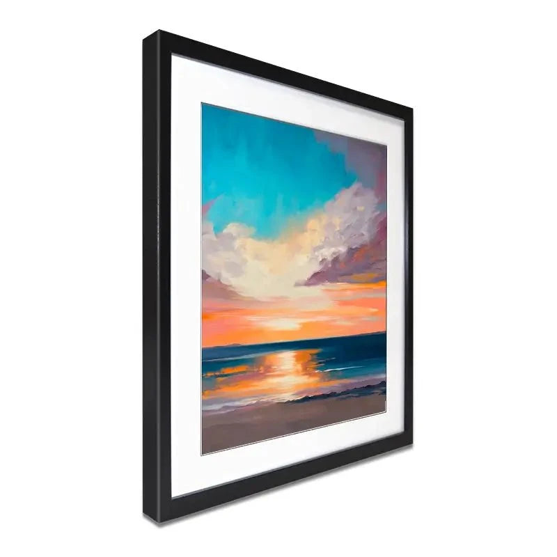 A Sunset Portrait Framed Art Print A Sunset Portrait Framed Art Print wall art product Svetlana Aleynikova