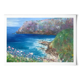 A View By The Sea Art Print A View By The Sea Art Print wall art product Laure Bury