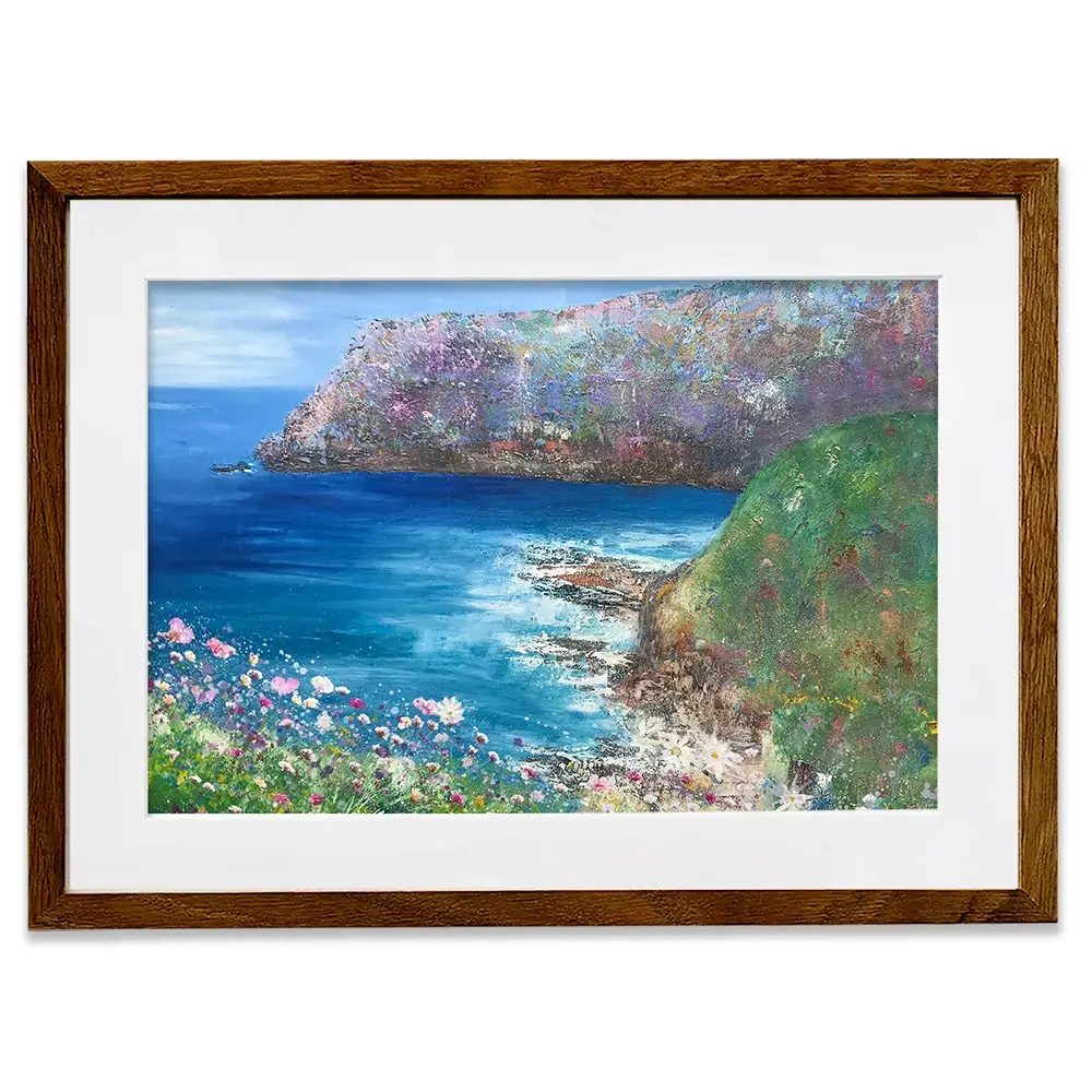 A View By The Sea Framed Art Print A View By The Sea Framed Art Print wall art product Laure Bury