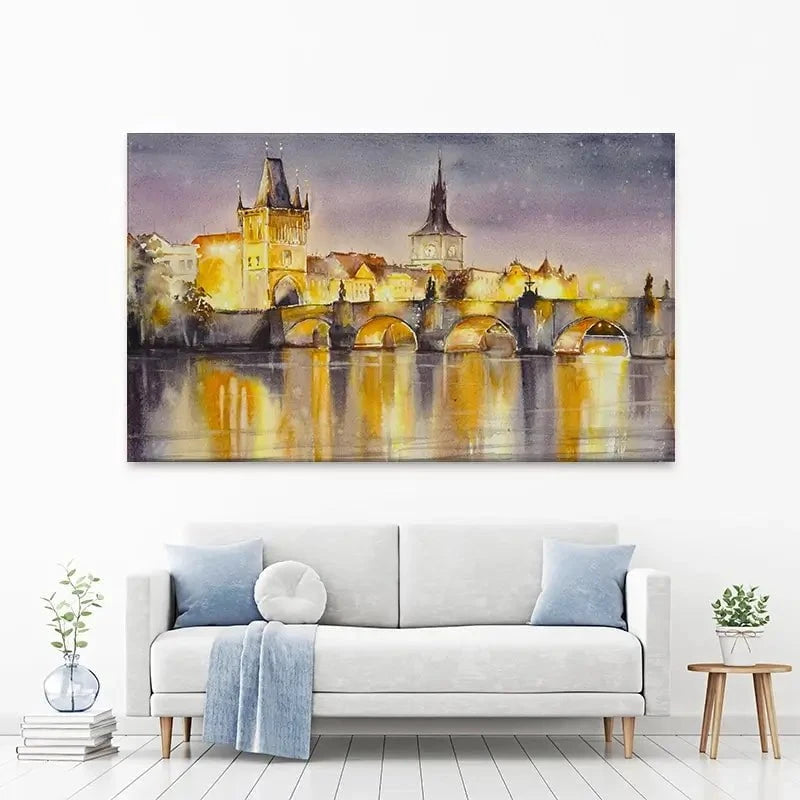 A View Of Prague Canvas Print A View Of Prague Canvas Print wall art product DeepGreen / Shutterstock