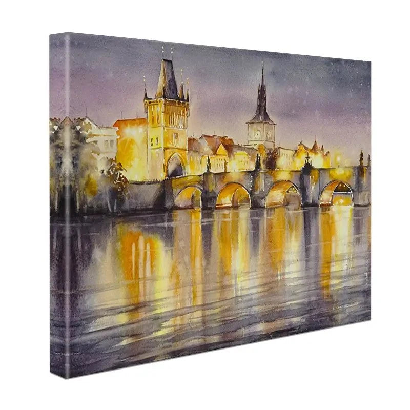 A View Of Prague Canvas Print A View Of Prague Canvas Print wall art product DeepGreen / Shutterstock