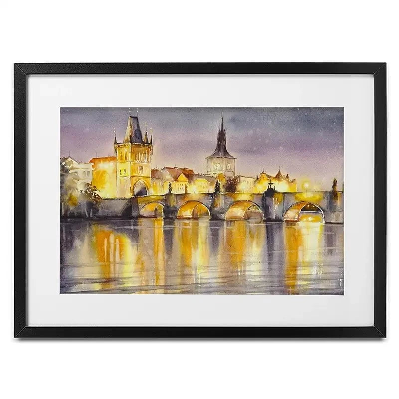 A View Of Prague Framed Art Print A View Of Prague Framed Art Print wall art product DeepGreen / Shutterstock