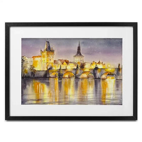A View Of Prague Framed Art Print A View Of Prague Framed Art Print wall art product DeepGreen / Shutterstock