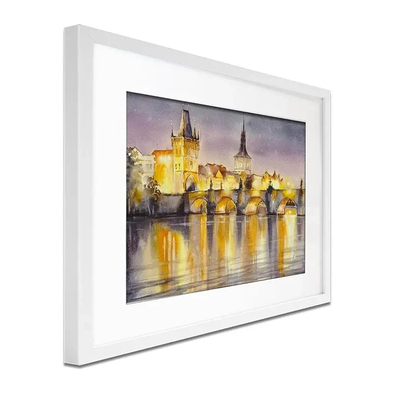 A View Of Prague Framed Art Print A View Of Prague Framed Art Print wall art product DeepGreen / Shutterstock