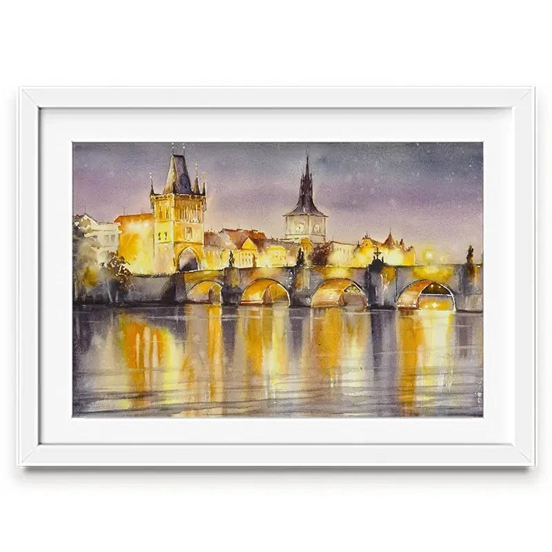 A View Of Prague Framed Art Print A View Of Prague Framed Art Print wall art product DeepGreen / Shutterstock