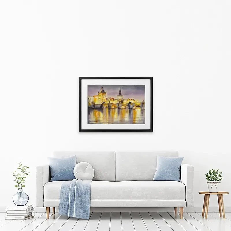 A View Of Prague Framed Art Print A View Of Prague Framed Art Print wall art product DeepGreen / Shutterstock