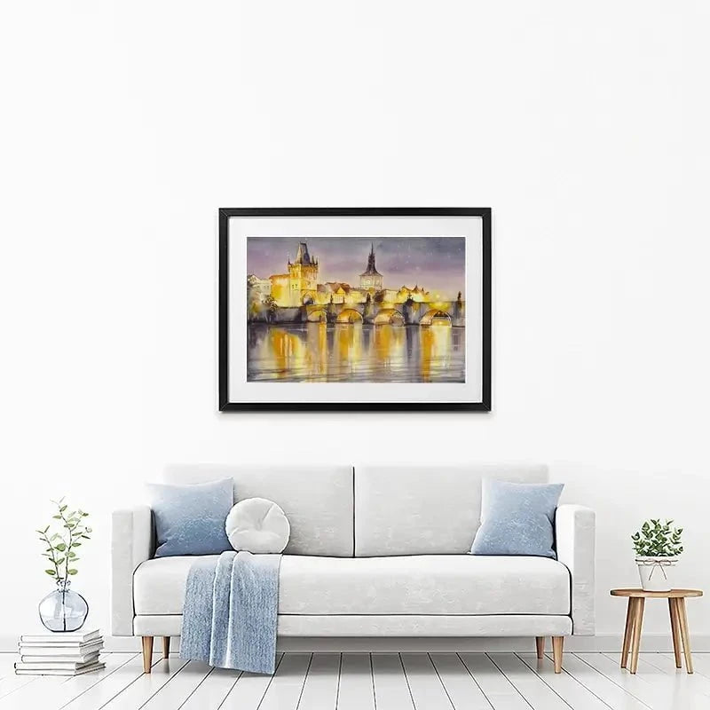 A View Of Prague Framed Art Print A View Of Prague Framed Art Print wall art product DeepGreen / Shutterstock
