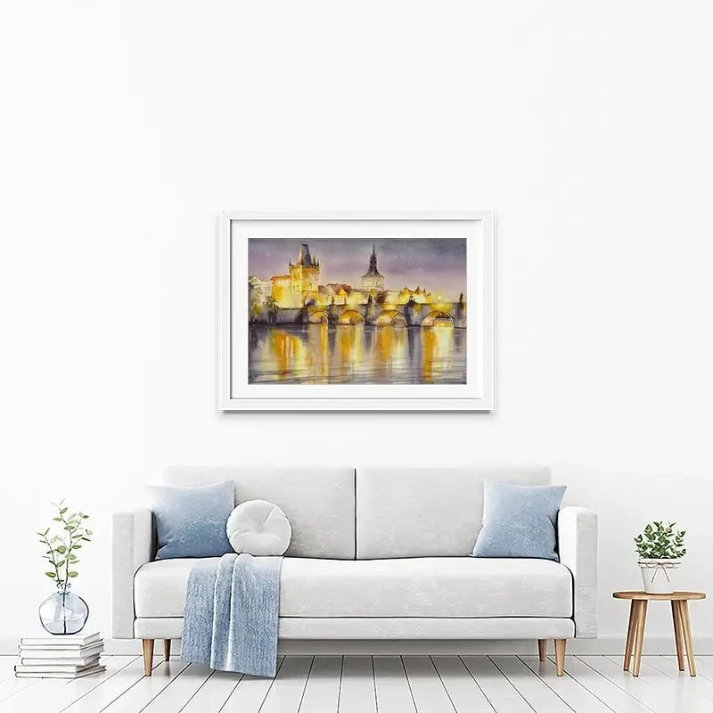 A View Of Prague Framed Art Print A View Of Prague Framed Art Print wall art product DeepGreen / Shutterstock