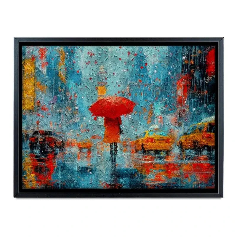 A Walk In Rainy New York Canvas Print A Walk In Rainy New York Canvas Print wall art product ChiliMili / Shutterstock