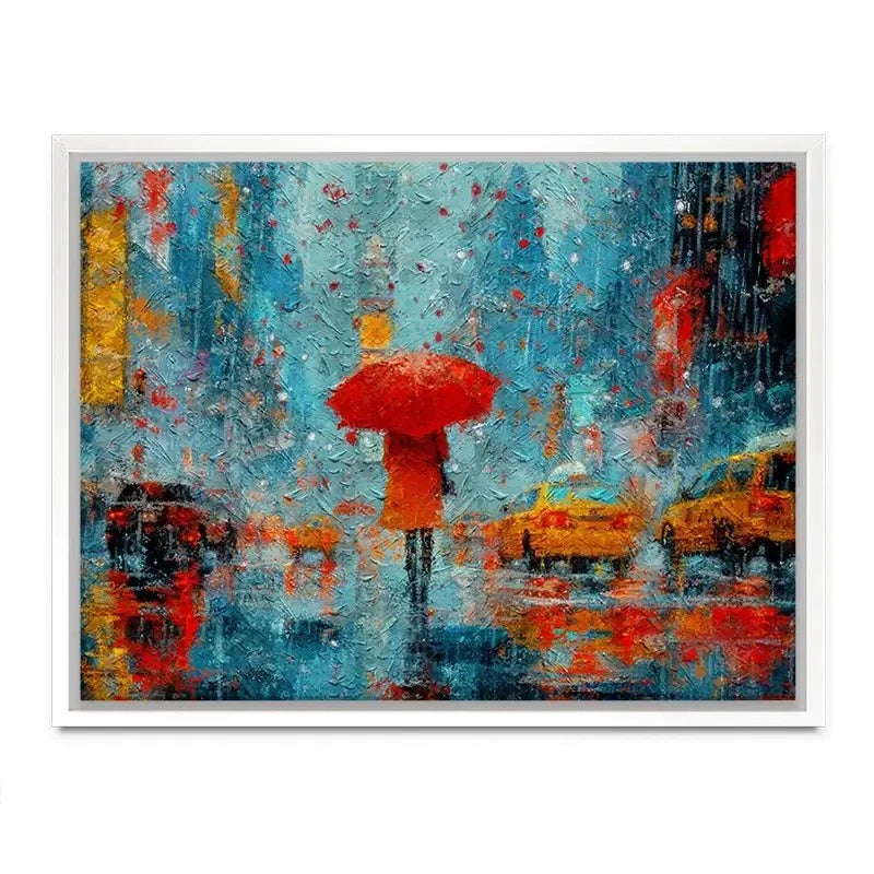 A Walk In Rainy New York Canvas Print A Walk In Rainy New York Canvas Print wall art product ChiliMili / Shutterstock