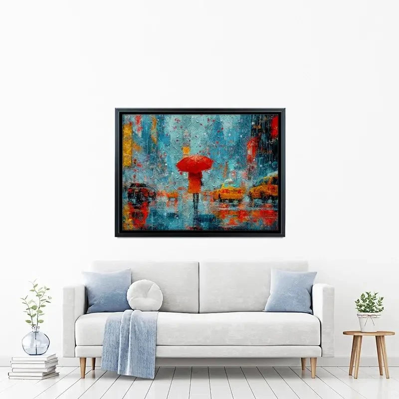 A Walk In Rainy New York Canvas Print A Walk In Rainy New York Canvas Print wall art product ChiliMili / Shutterstock