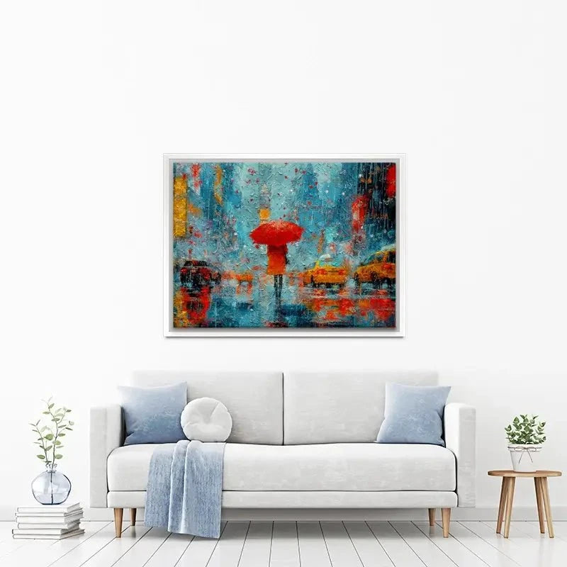 A Walk In Rainy New York Canvas Print A Walk In Rainy New York Canvas Print wall art product ChiliMili / Shutterstock