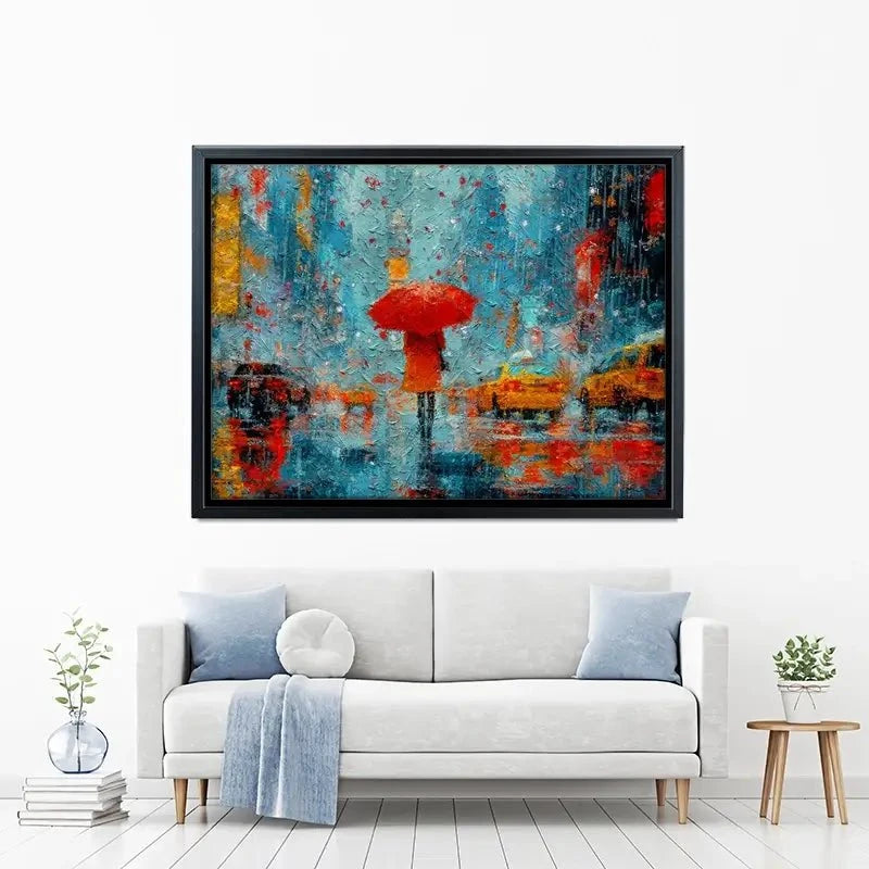 A Walk In Rainy New York Canvas Print A Walk In Rainy New York Canvas Print wall art product ChiliMili / Shutterstock