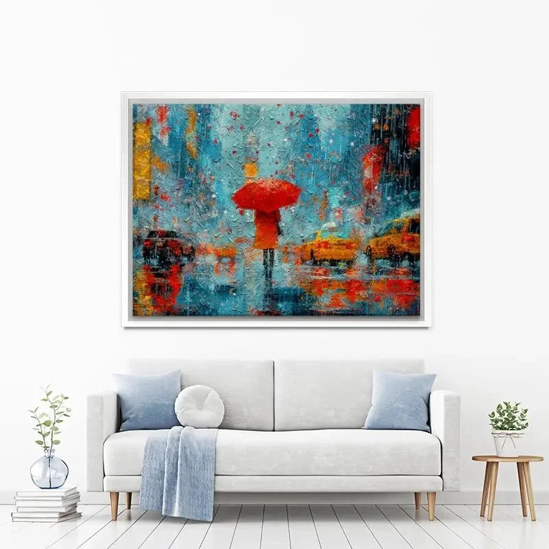 A Walk In Rainy New York Canvas Print A Walk In Rainy New York Canvas Print wall art product ChiliMili / Shutterstock