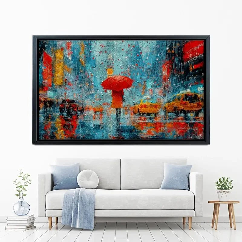 A Walk In Rainy New York Canvas Print A Walk In Rainy New York Canvas Print wall art product ChiliMili / Shutterstock