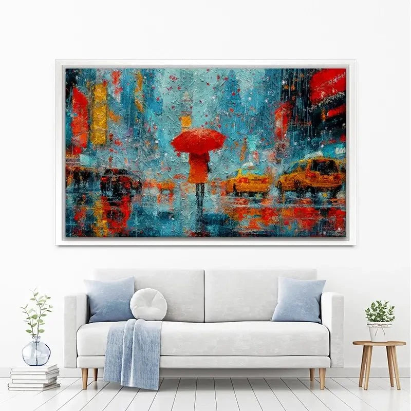 A Walk In Rainy New York Canvas Print A Walk In Rainy New York Canvas Print wall art product ChiliMili / Shutterstock