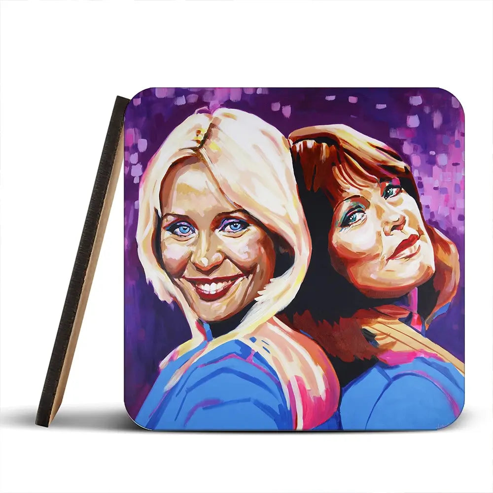 Abba Dancing Queens Coaster Set Abba Dancing Queens Coaster Set wall art product Juliet Stockton