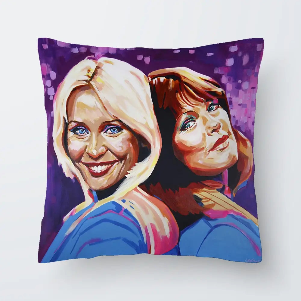 Abba Dancing Queens Cushion Abba Dancing Queens Cushion wall art product Juliet Stockton