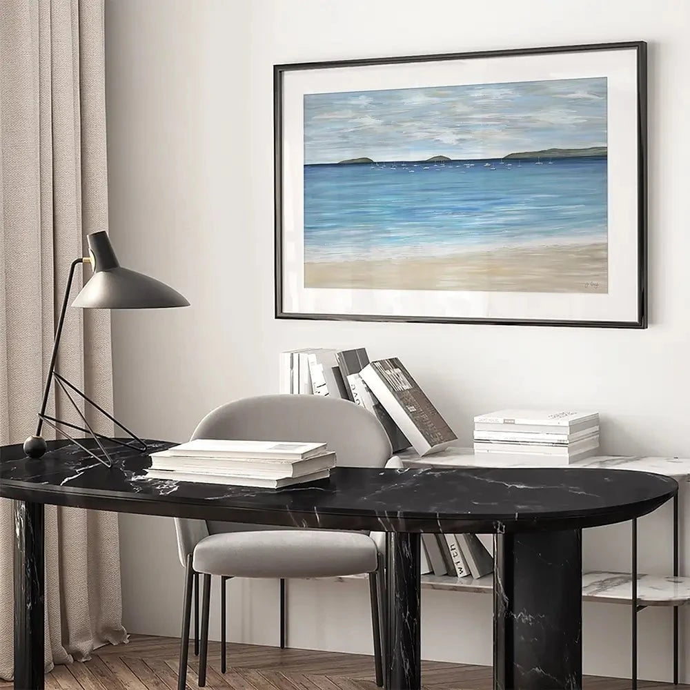 Abersoch Beach Framed Art Print Abersoch Beach Framed Art Print wall art product Jo Gough