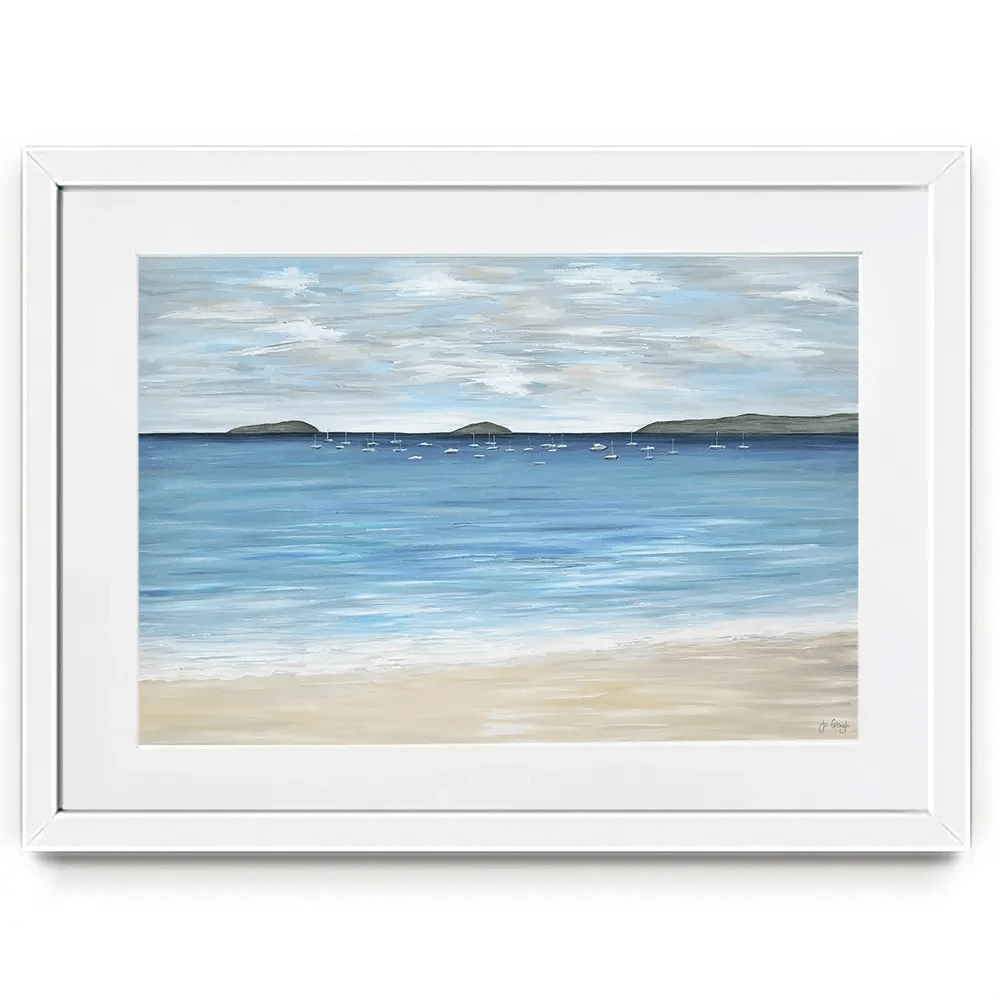 Abersoch Beach Framed Art Print Abersoch Beach Framed Art Print wall art product Jo Gough