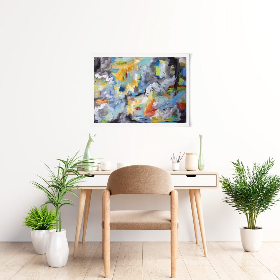 Abstract All Over Art Print wall art product Olga Tkachyk