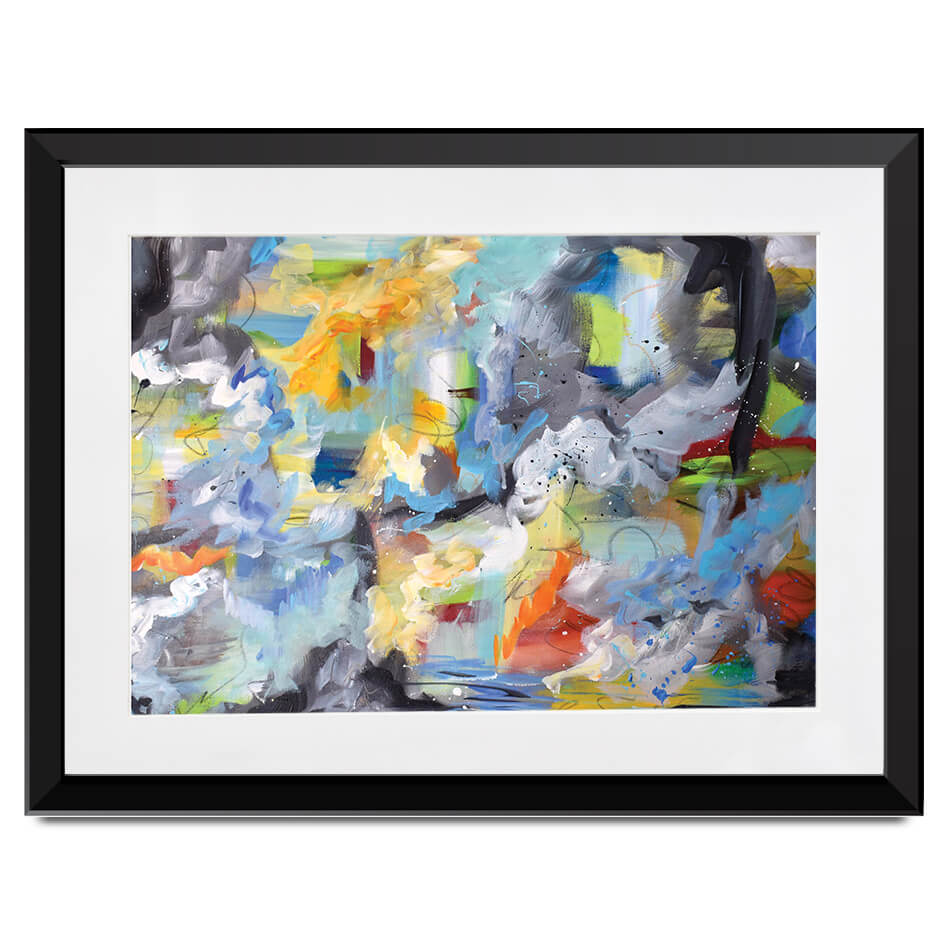 Abstract All Over Framed Art Print Abstract All Over Framed Art Print wall art product Olga Tkachyk