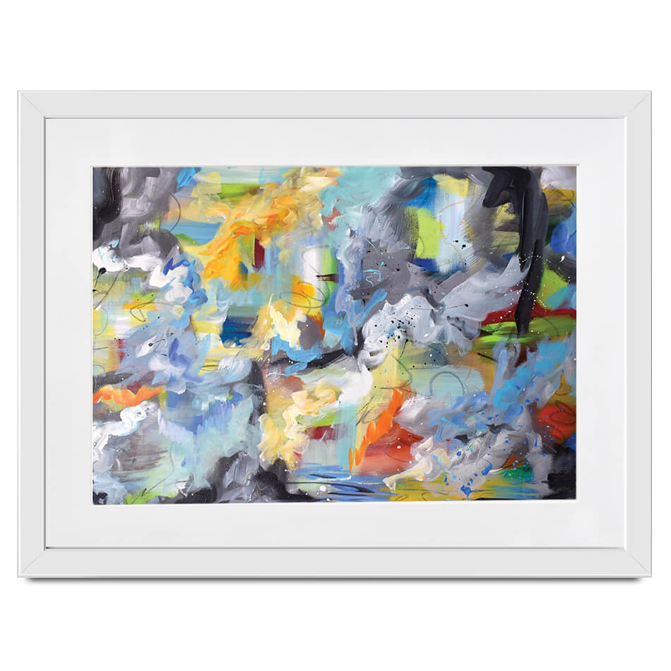 Abstract All Over Framed Art Print Abstract All Over Framed Art Print wall art product Olga Tkachyk