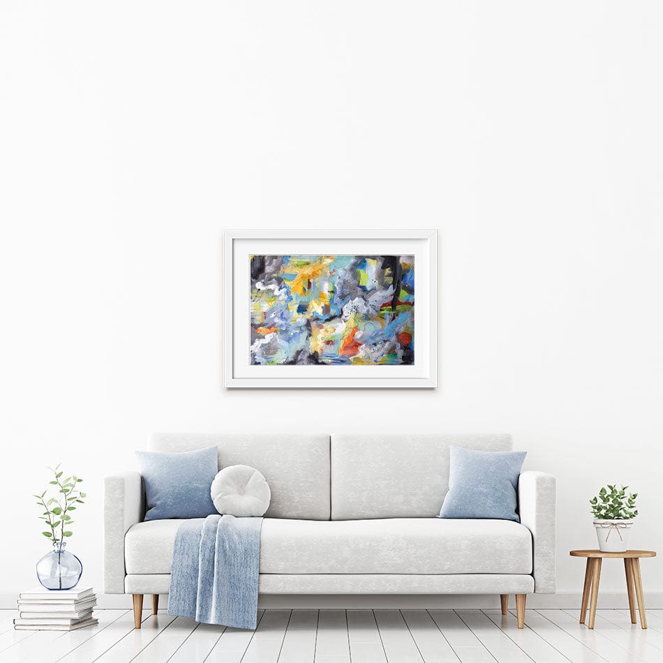 Abstract All Over Framed Art Print wall art product Olga Tkachyk