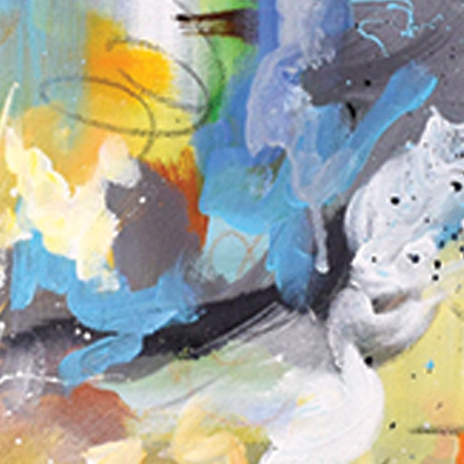 Abstract All Over Framed Art Print wall art product Olga Tkachyk