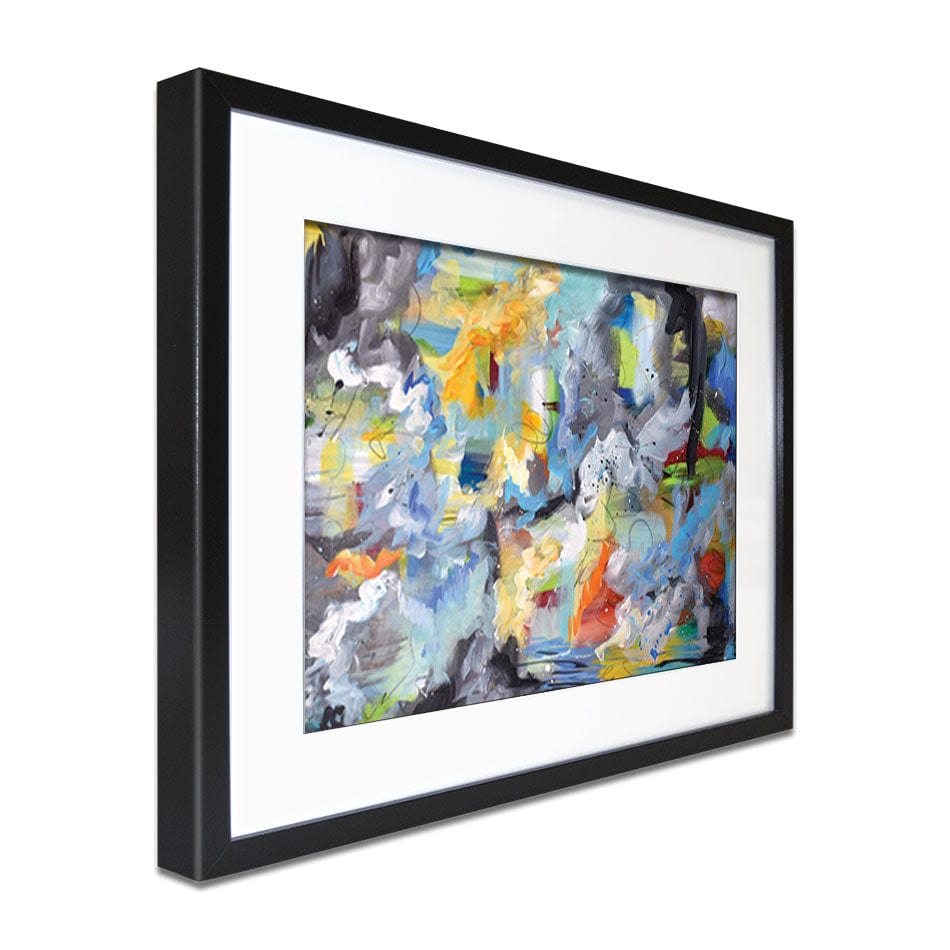 Abstract All Over Framed Art Print wall art product Olga Tkachyk