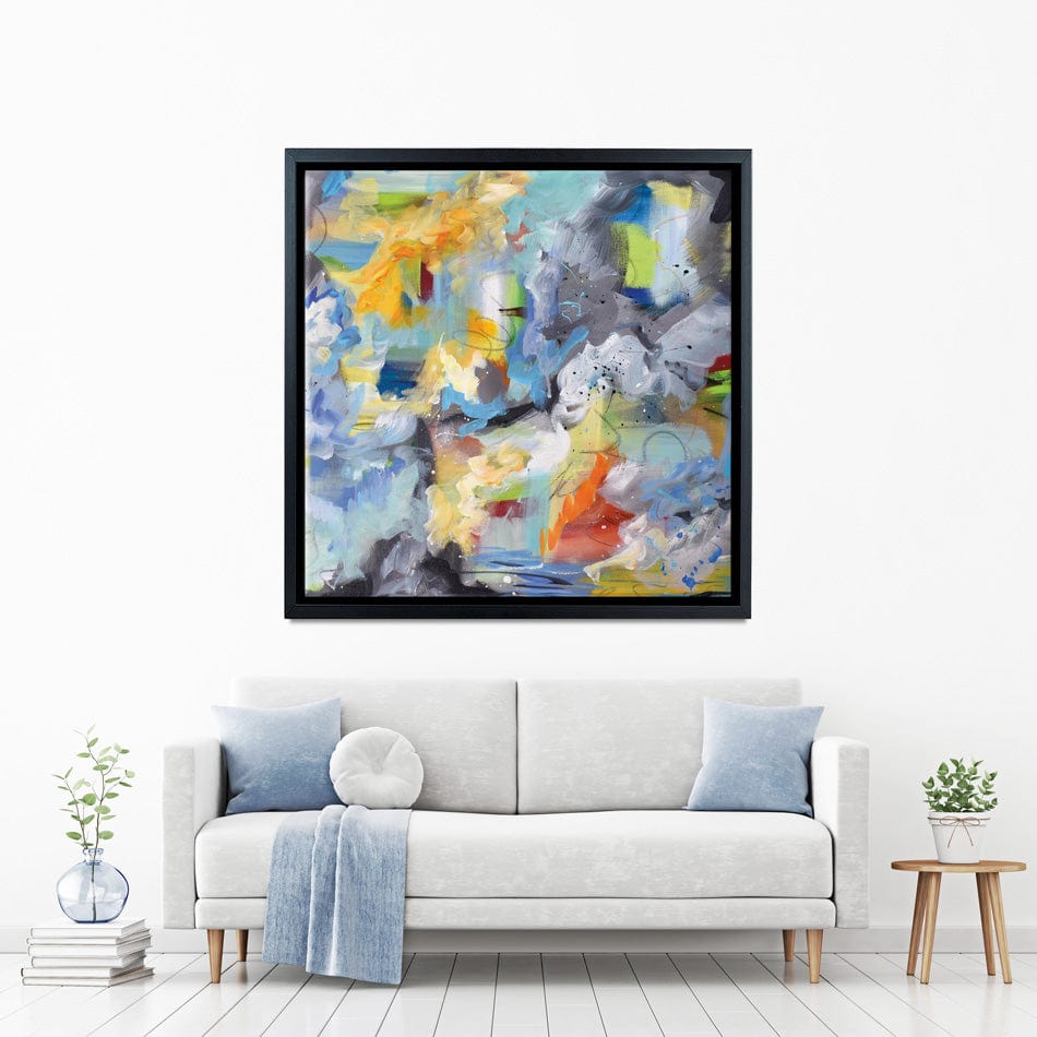 Abstract All Over Square Canvas Print wall art product Olga Tkachyk