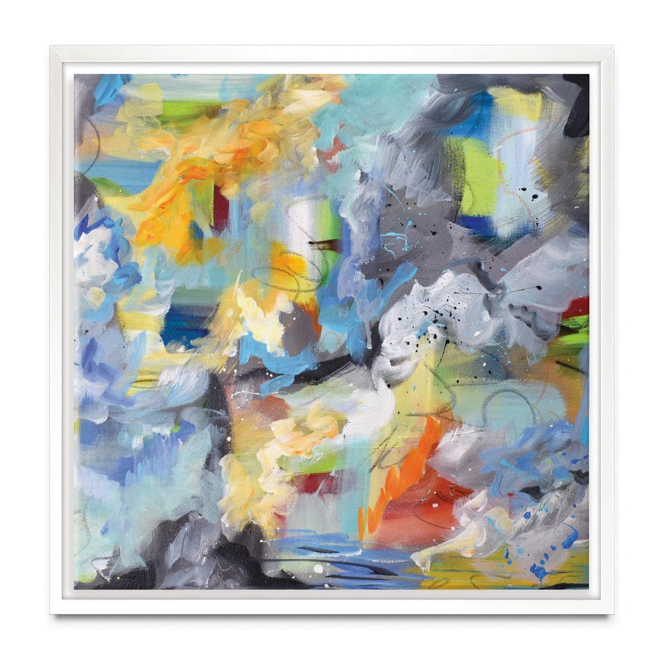 Abstract All Over Square Canvas Print wall art product Olga Tkachyk