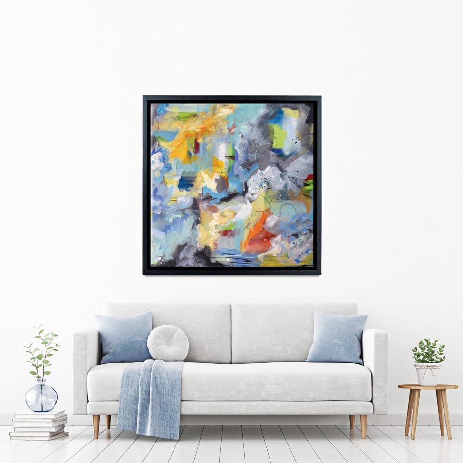 Abstract All Over Square Canvas Print wall art product Olga Tkachyk