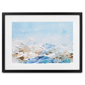 Abstract Azure Framed Art Print Abstract Azure Framed Art Print wall art product Rudchenko Liliia / Shutterstock